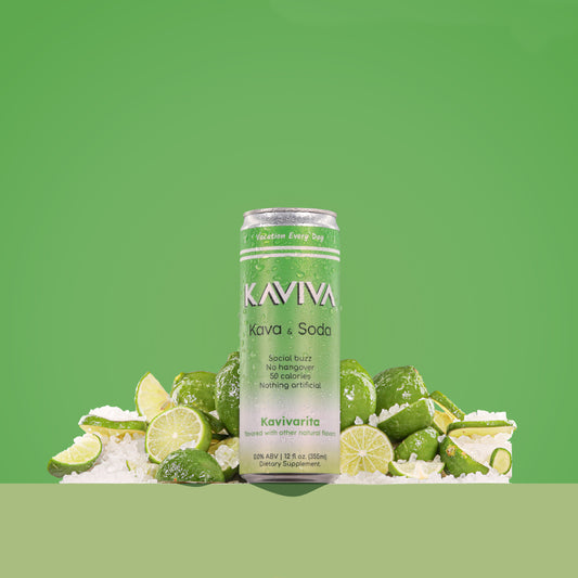 Kaviva | Kava Seltzer | Hangover-Free Kava Beverage | Social Bliss