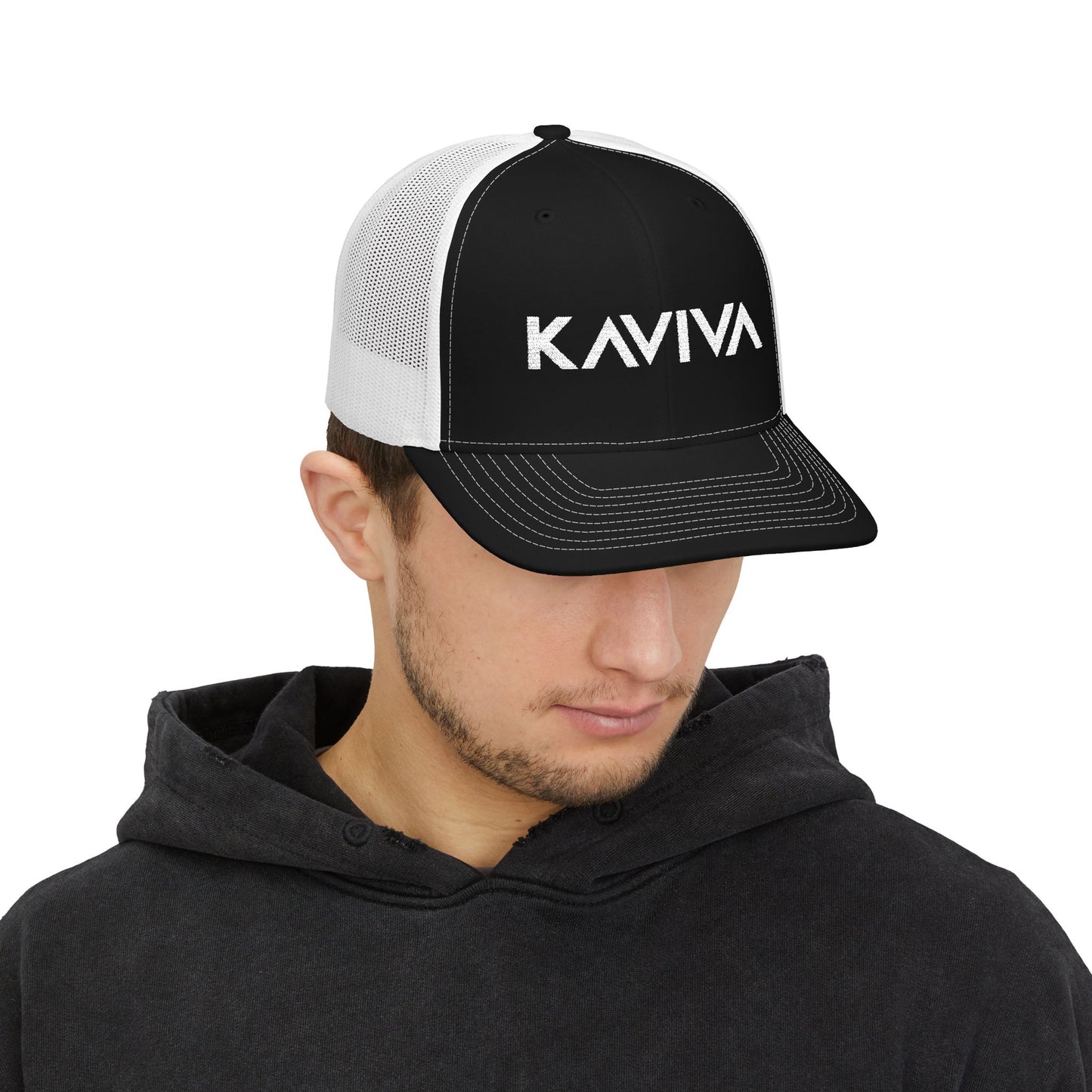Snapback Embroidered Trucker Cap