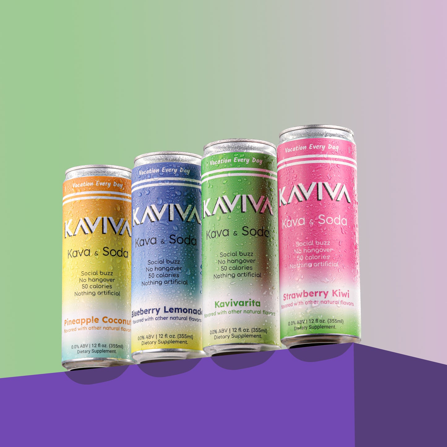 PREORDER | VARIETY PACK | Kaviva | Kava & Soda | Hangover-free Buzz