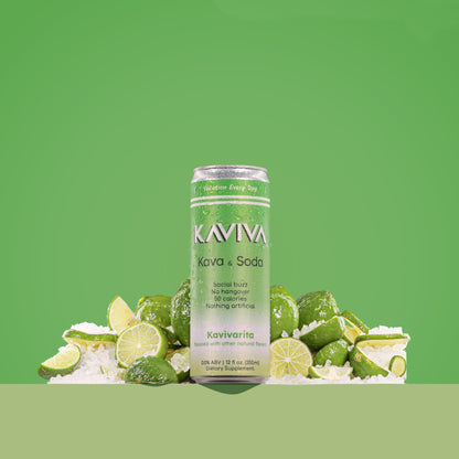PREORDER | Kavivarita | Kaviva | Kava & Soda | Hangover-free Buzz