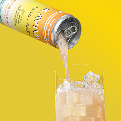 PREORDER | Pineapple Coconut | Kaviva | Kava & Soda | Hangover-free Buzz